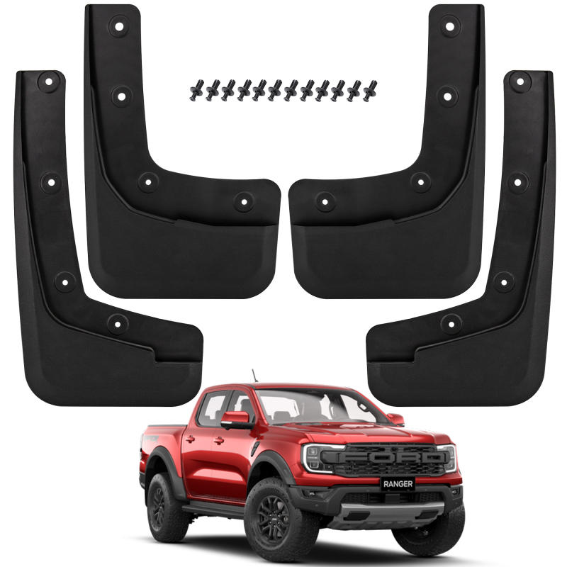4PCS  Mud Flaps Splash Guards for for Ford Ranger T9 2023 Next Gen Mudguard Fender