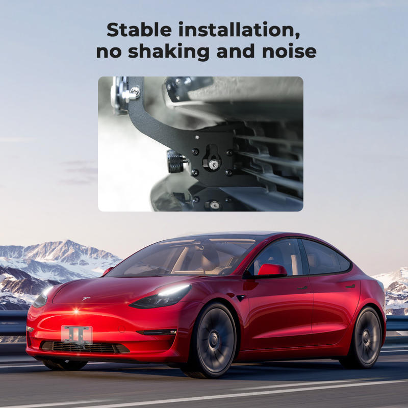 2024 Anti-Theft  Airflow Front License Plate Holder  Tesla Model 3  2024