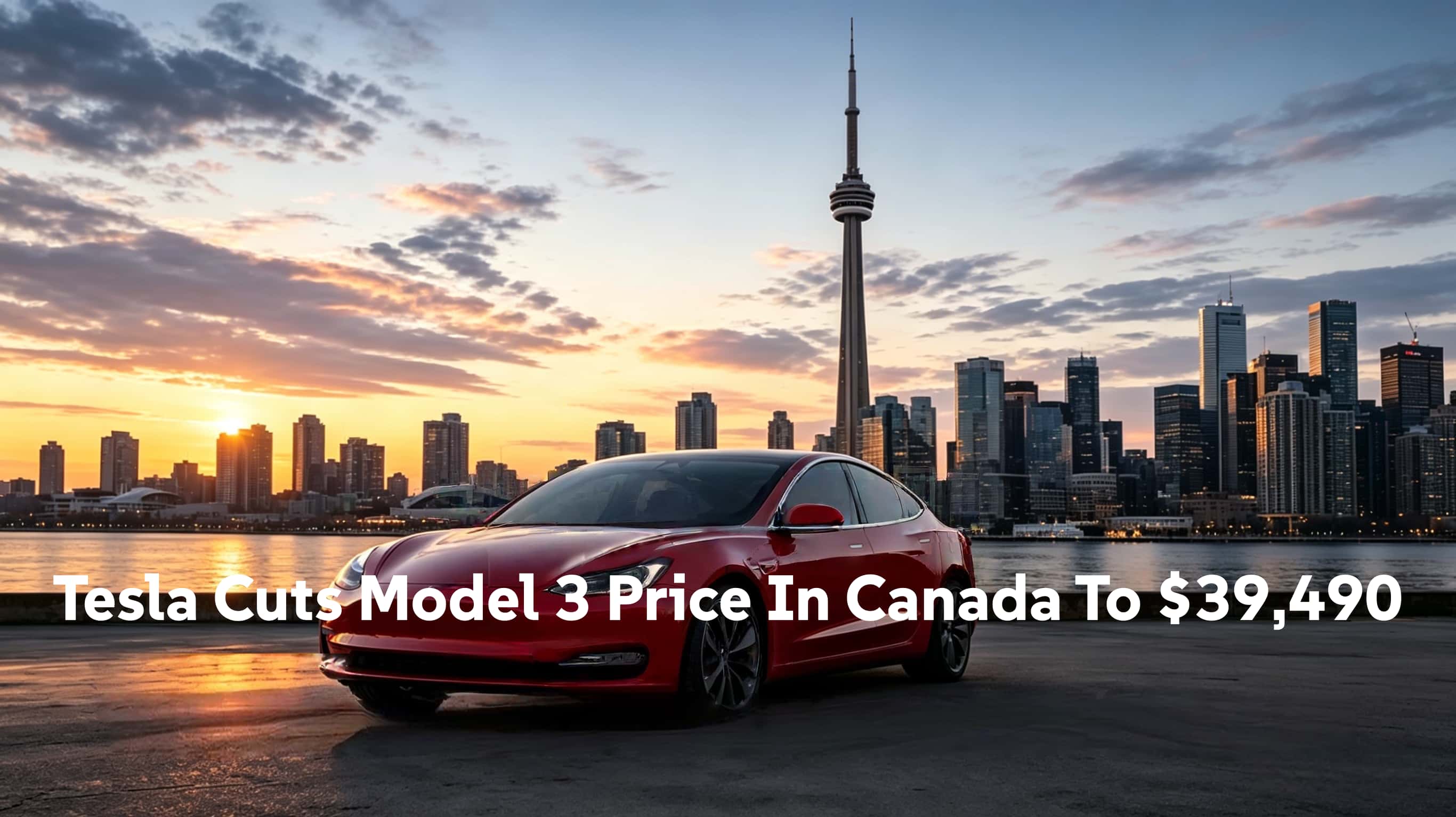 Tesla's China-Made Model 3 Lands in Canada at Record-Low C$39,490