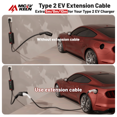 EVPEIWE Type 2 EV Extension Cable 32A, 7kW/22kW, 5M/8M/10M