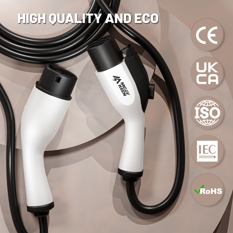 EVPEIWE Type 2 EV Extension Cable 32A, 7kW/22kW, 5M/8M/10M