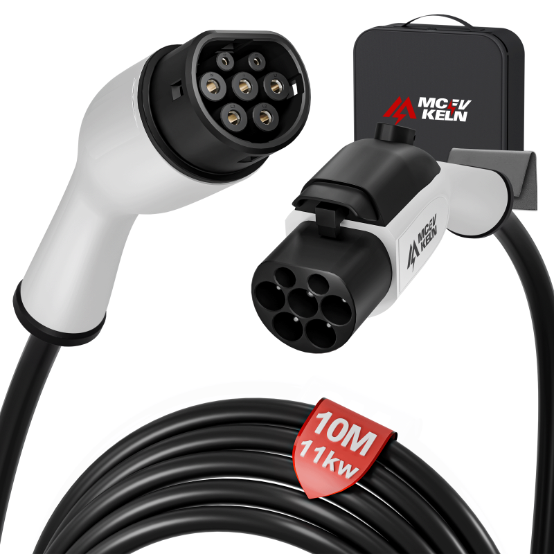 MCEVKELN Type 2 EV Extension Cable 32A, 7kW/22kW, 5M/8M/10M