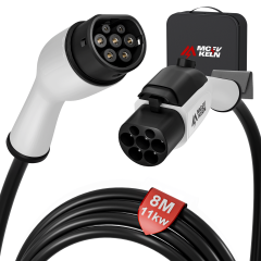 MCEVKELN Type 2 EV Extension Cable 32A, 7kW/22kW, 5M/8M/10M