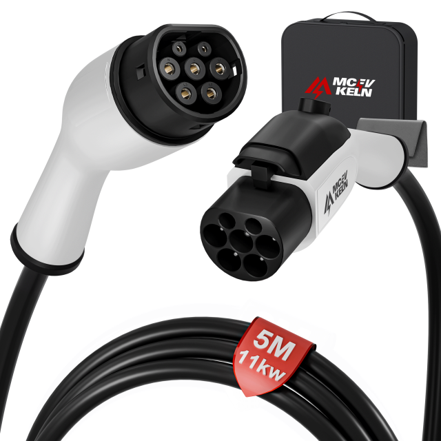 MCEVKELN Type 2 EV Extension Cable 32A, 7kW/22kW, 5M/8M/10M