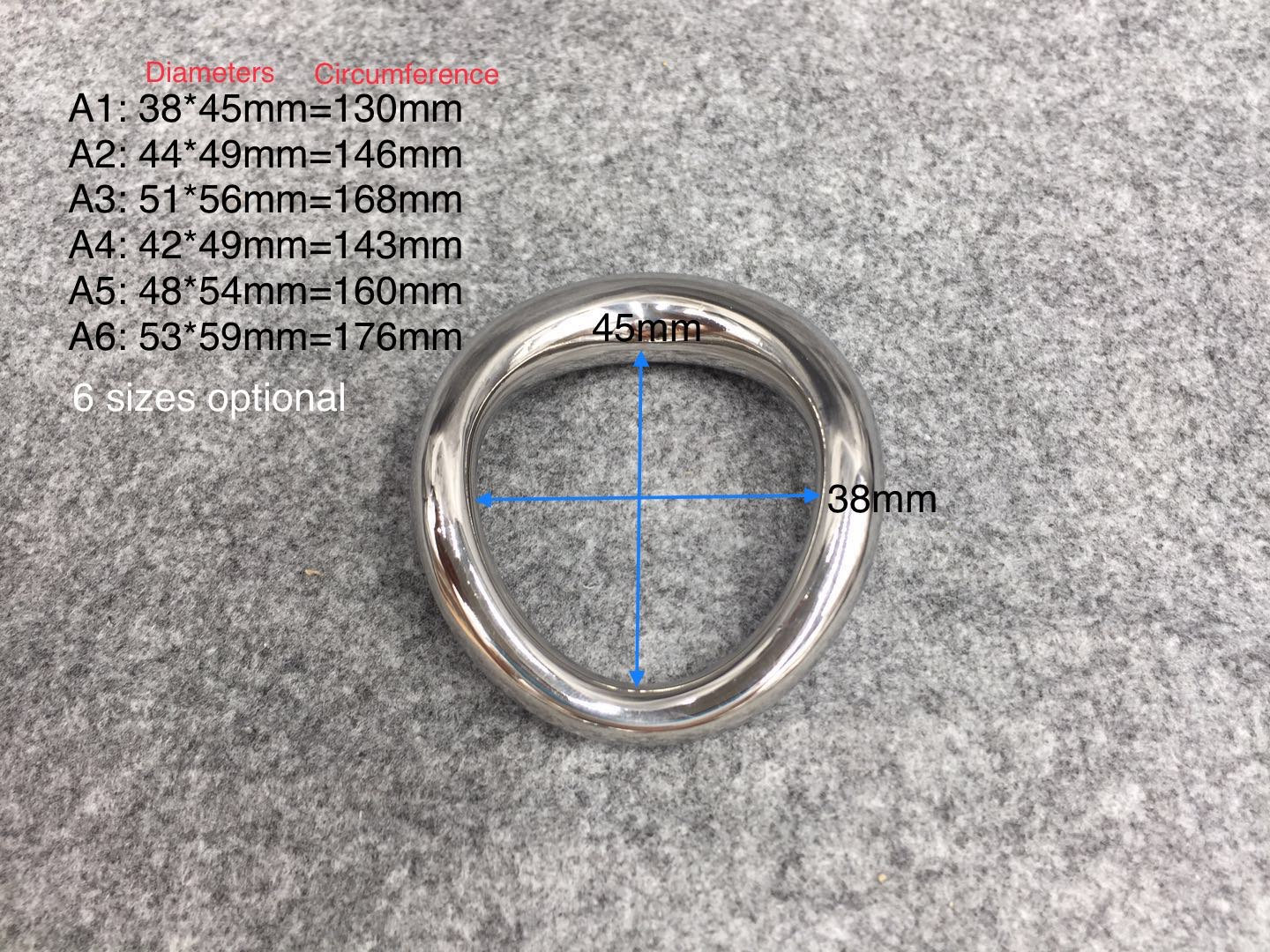Curved Oval Cock Ring,Ergonomic Ring