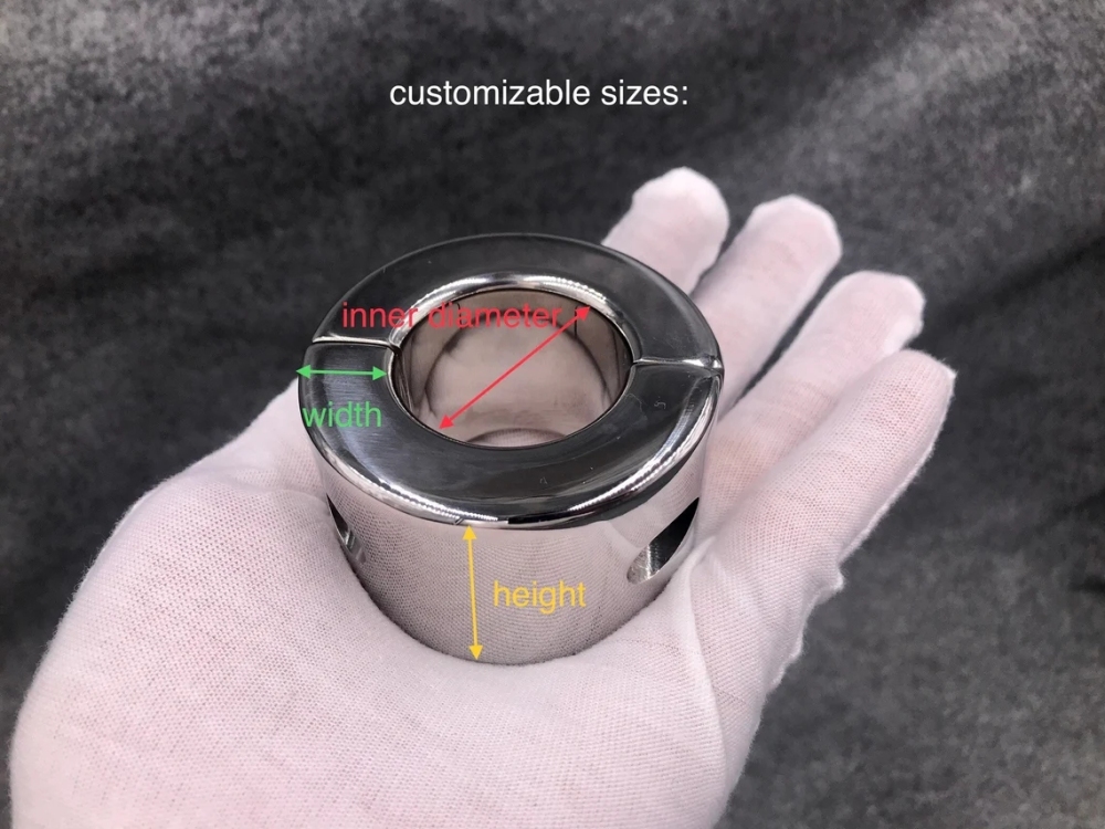 Screw Closed Ring Scrotum Stretcher