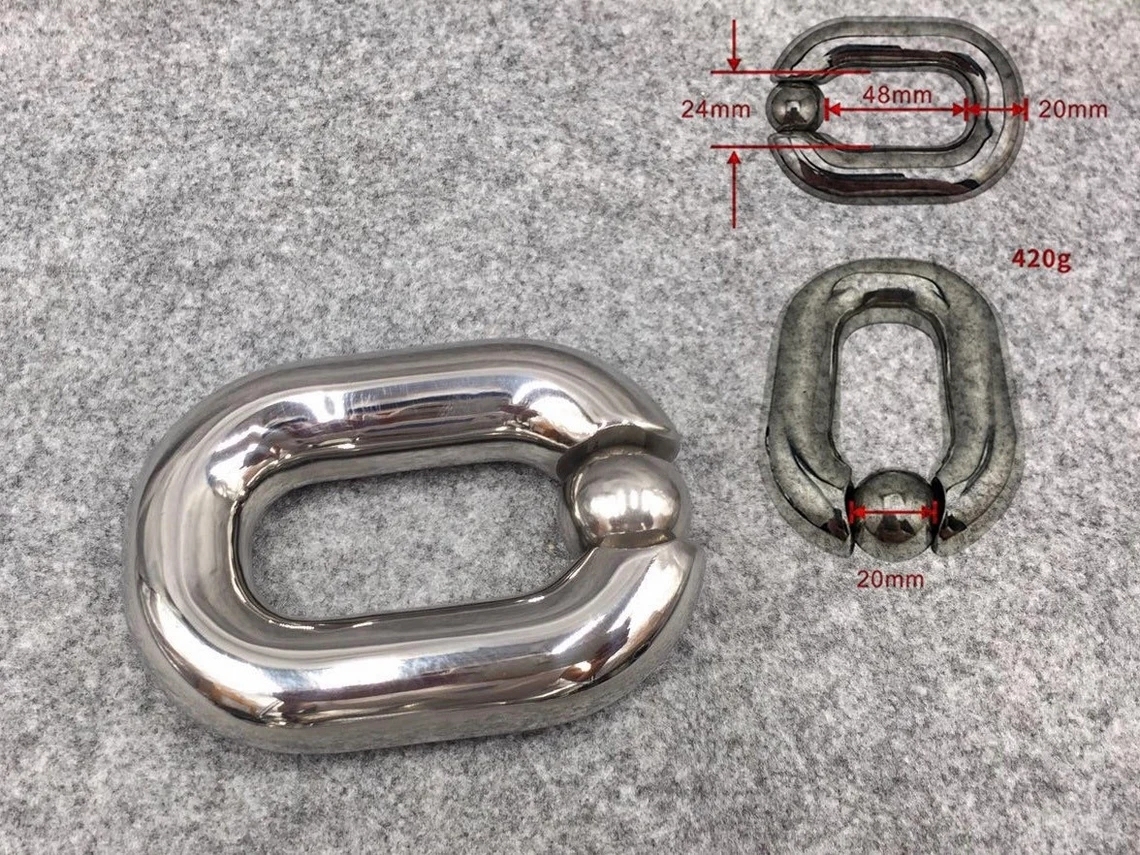 Snap Fit Square Shape Scrotum Stretcher