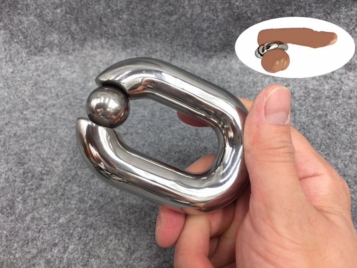 Snap Fit Square Shape Scrotum Stretcher