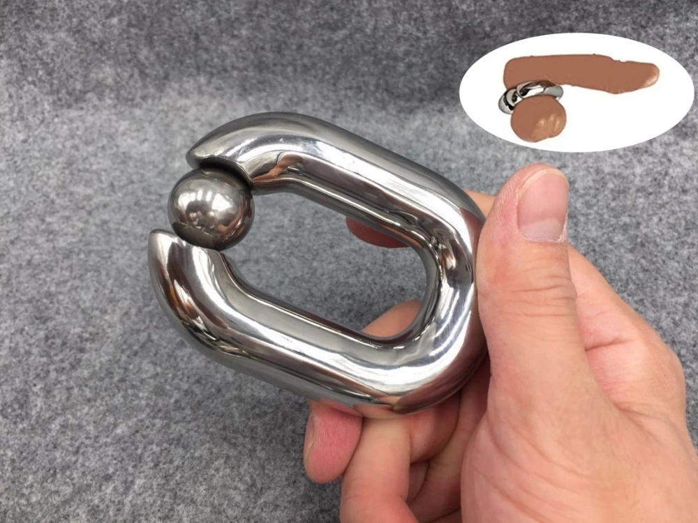 Snap Fit Square Shape Scrotum Stretcher
