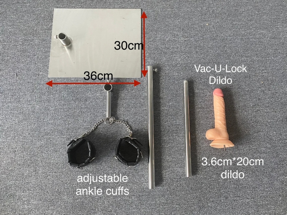 One Bar Prison with Vac U Lock Plug Dildo