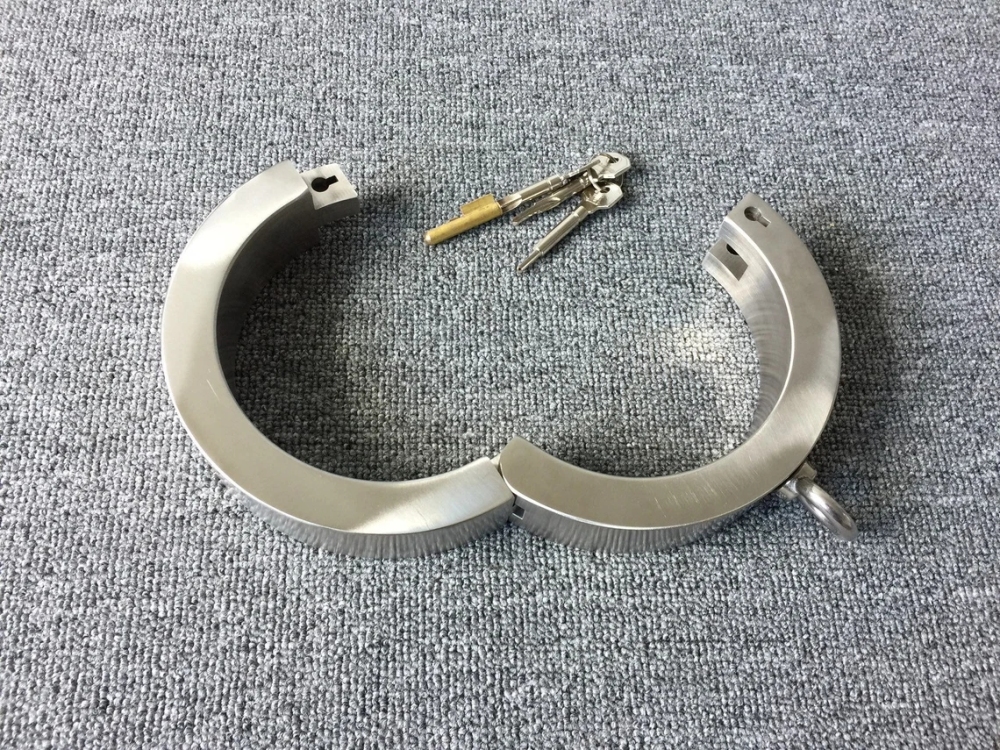 Heavy Stainless Steel Bondage Restraints Collar