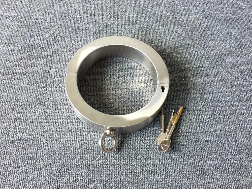 Heavy Stainless Steel Bondage Restraints Collar
