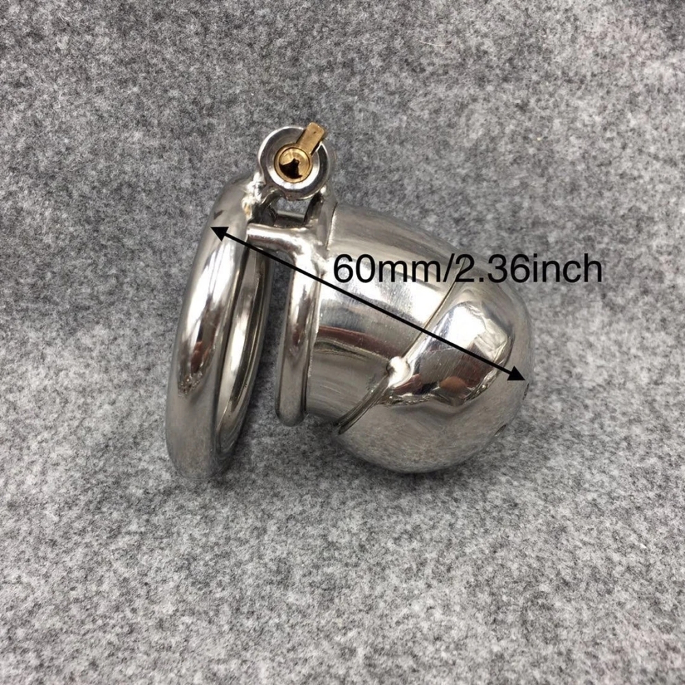 3 Lengths Optional Fully Enclosed Style Male Chastity Cage Stainless Steel Cock Cage