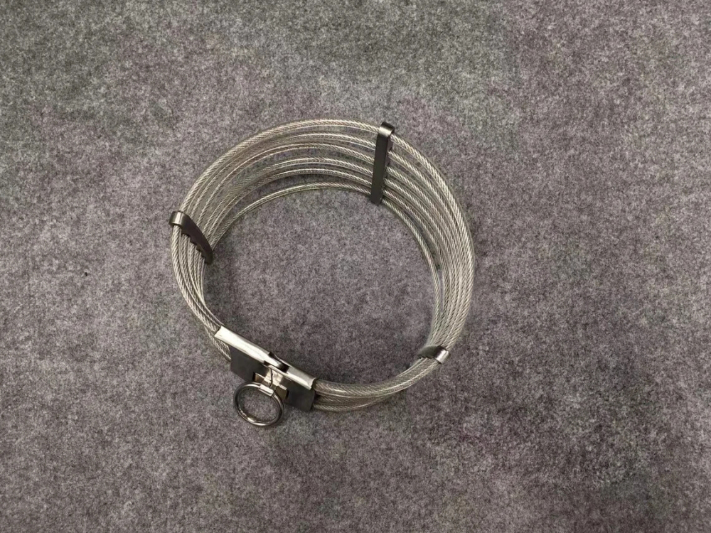 Stainless Steel High Neck Collar BDSM Bondage Gear Device