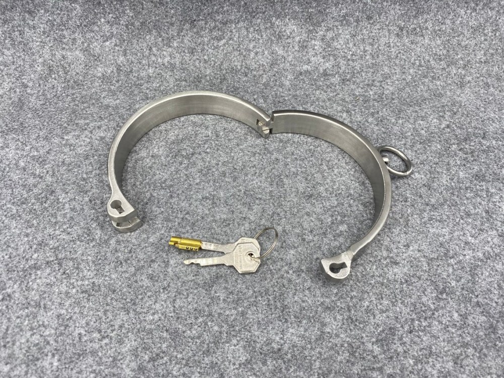 Stainless Steel Bondage Restraints Device Metal Collar