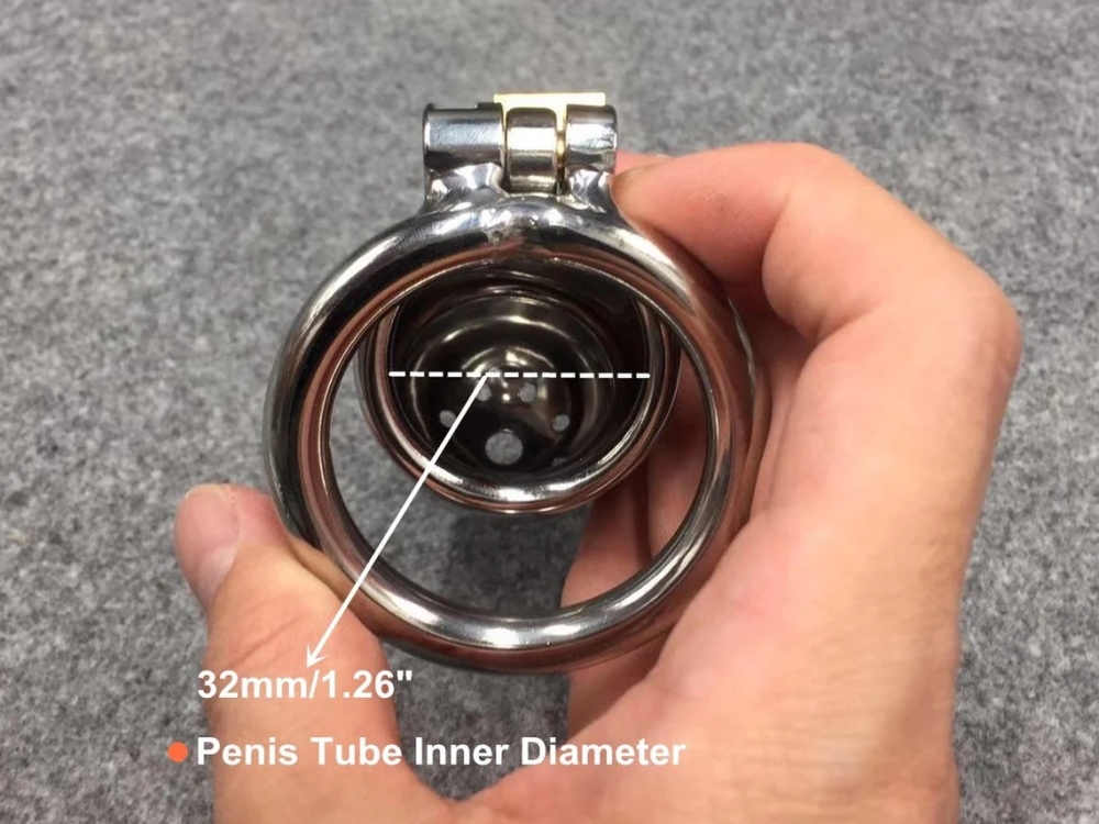 3 Lengths Optional Fully Enclosed Style Male Chastity Cage Stainless Steel Cock Cage