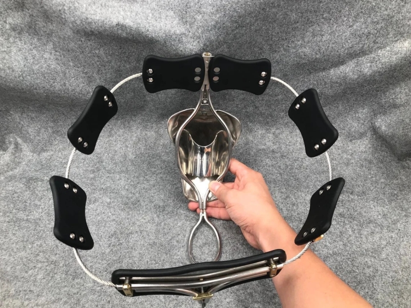 Linked Waist Belt Design Size Adjustable Chastity Belt for Men and Women