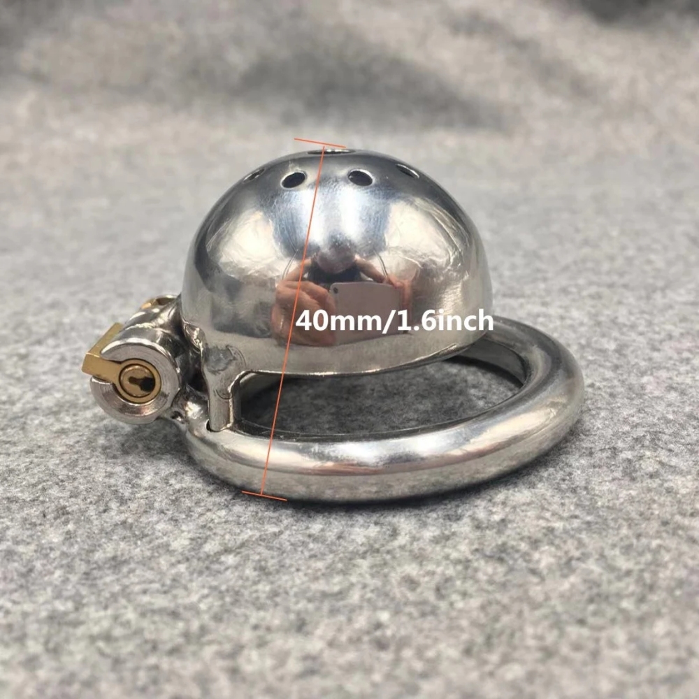 3 Lengths Optional Fully Enclosed Style Male Chastity Cage Stainless Steel Cock Cage