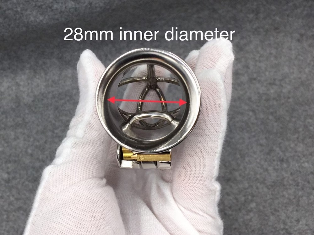 Customizable Penis Cage with Frenum Piercing Hook