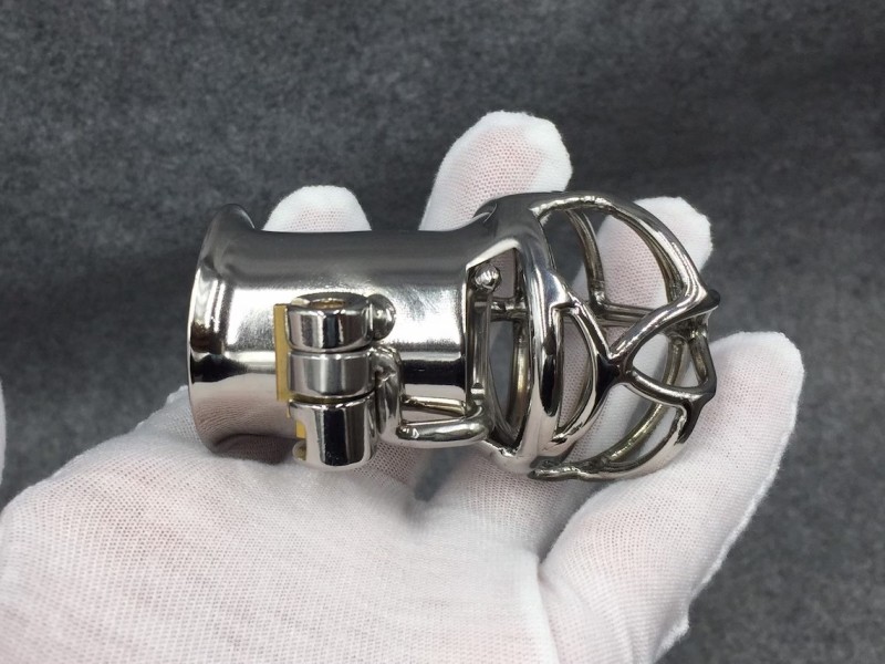 Customizable Penis Cage with Frenum Piercing Hook