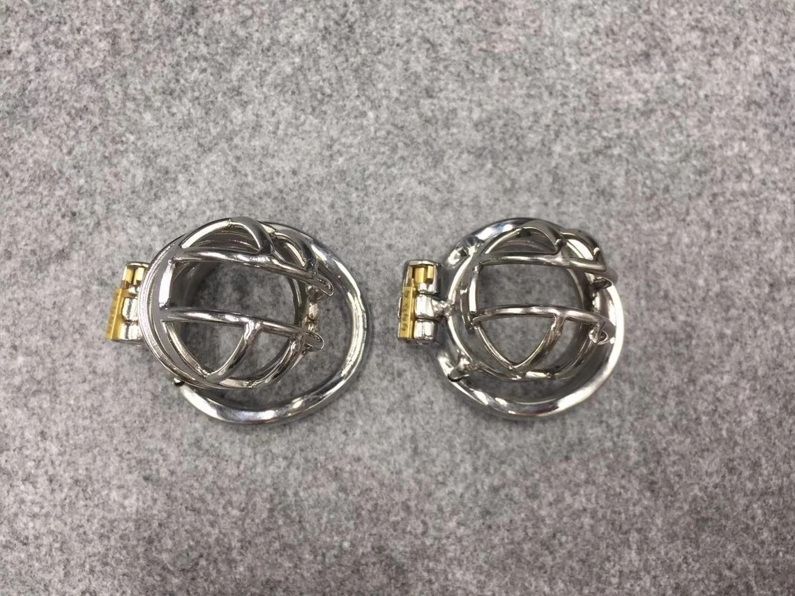2 Lengths Optional Male Chastity Cage Stainless Steel Cock Cage Easy to Pee Chastity Devices for Men