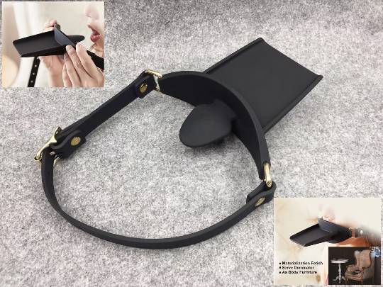 Silicone Mouth Gag with A Tray Set