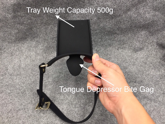 Silicone Mouth Gag with A Tray Set