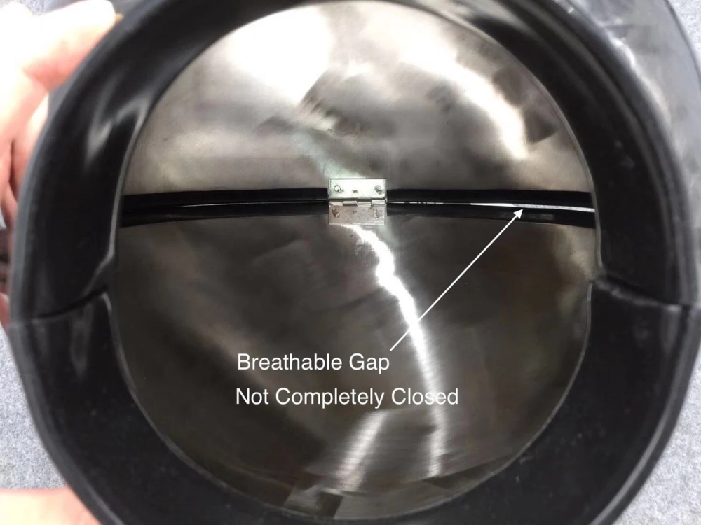 Stainless Steel Headhood Ball Shape Enclosed Helmet for Chocking Bondage