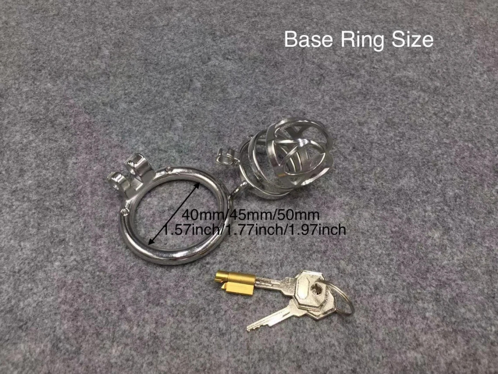 Easy To Pee Design Chastity Cage Stainless Steel Metal Cock Cage 4 Lengths Optional