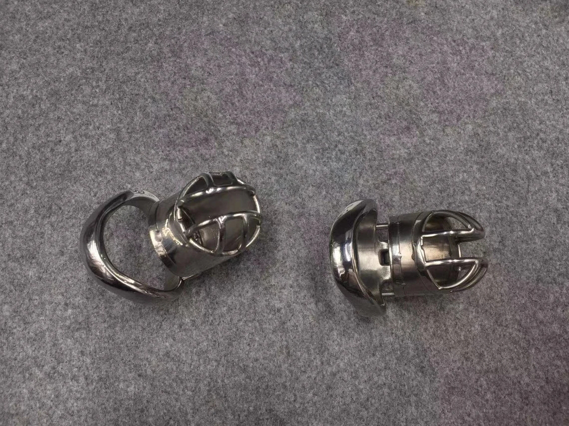 Male Chastity Cage Stainless Steel Cock Cage Easy to Pee Metal Chastity Devices Penis Restraints for Men
