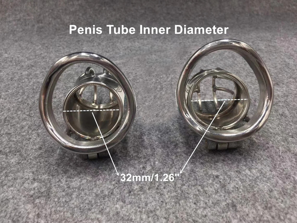 Male Chastity Cage Stainless Steel Cock Cage Easy to Pee Metal Chastity Devices Penis Restraints for Men