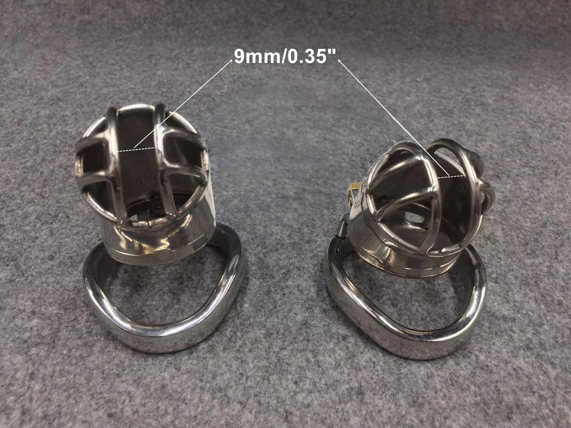 Male Chastity Cage Stainless Steel Cock Cage Easy to Pee Metal Chastity Devices Penis Restraints for Men