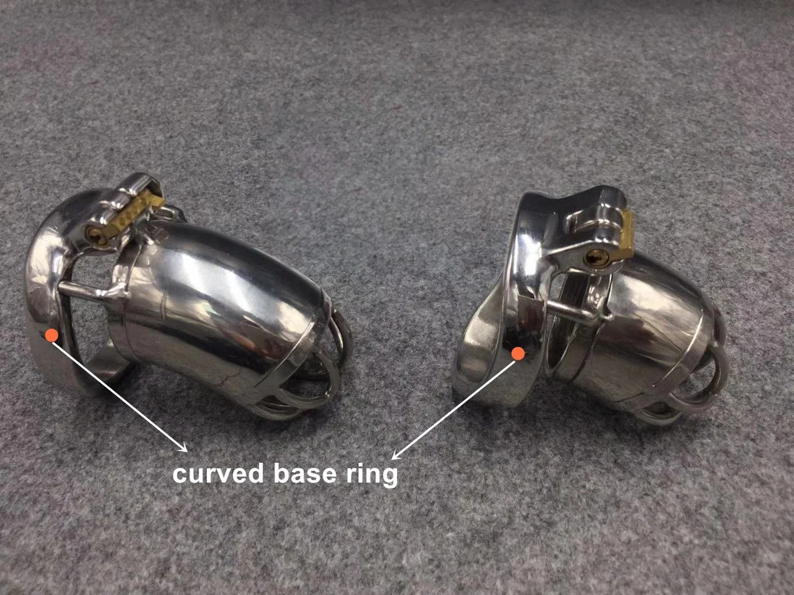 Male Chastity Cage Stainless Steel Cock Cage Easy to Pee Metal Chastity Devices Penis Restraints for Men