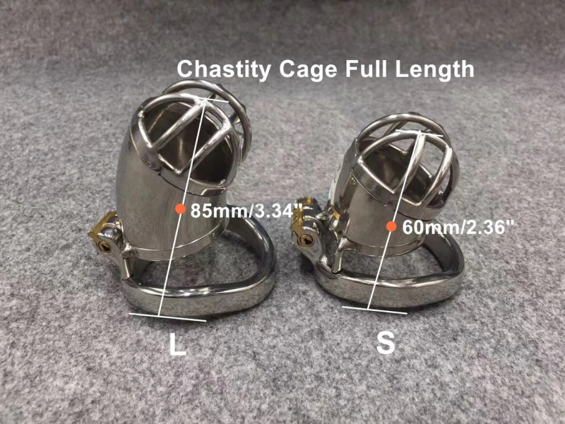 Male Chastity Cage Stainless Steel Cock Cage Easy to Pee Metal Chastity Devices Penis Restraints for Men