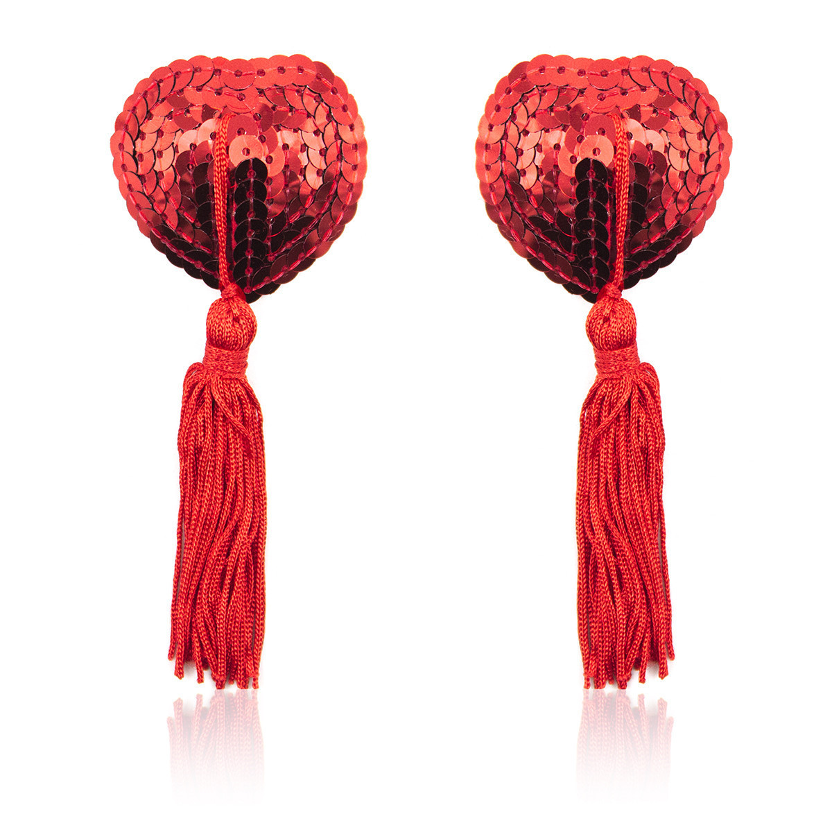 Heart shape with sparkle nipple covers