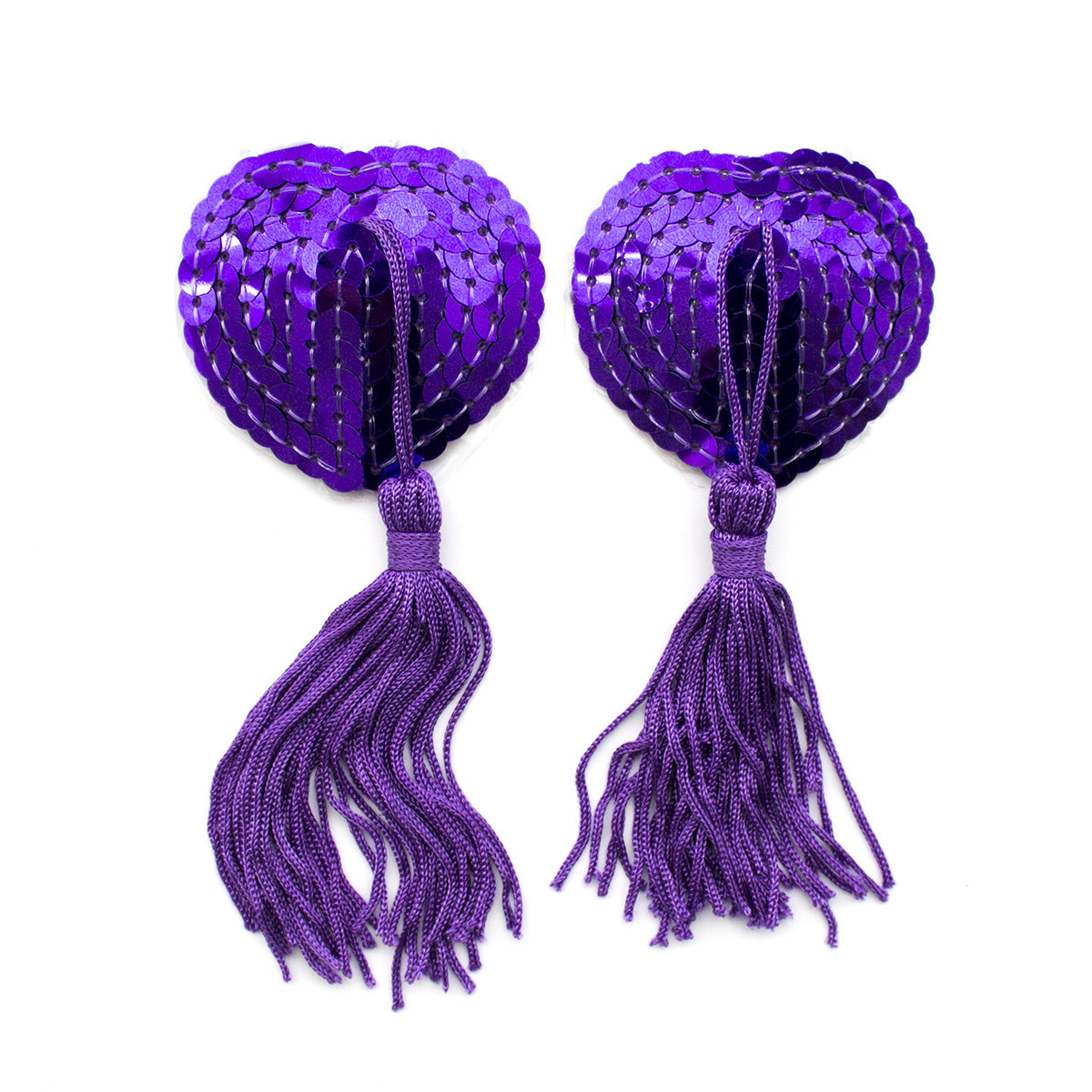 Heart shape with sparkle nipple covers