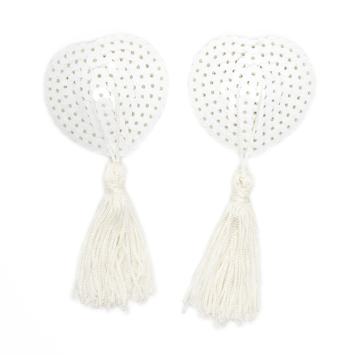 Heart shape with sparkle nipple covers