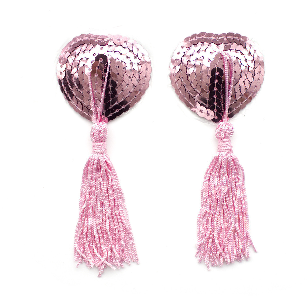 Heart shape with sparkle nipple covers