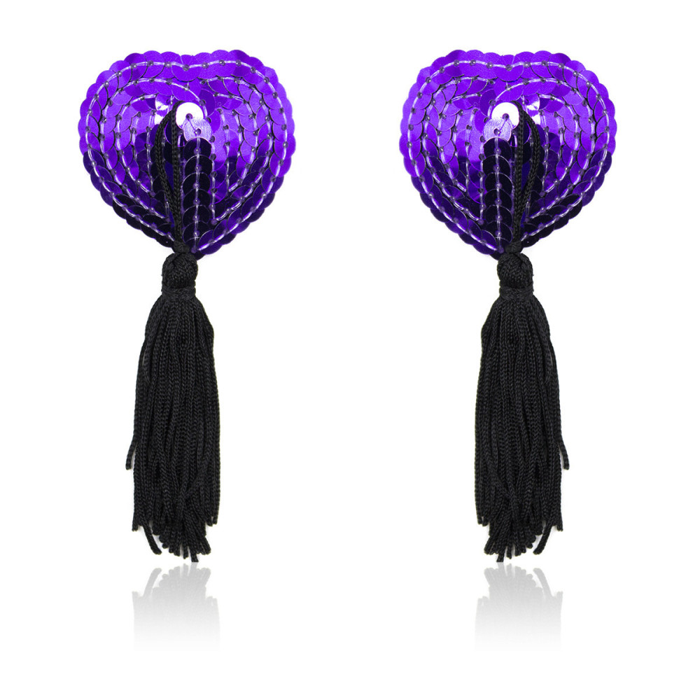 Heart shape with sparkle nipple covers