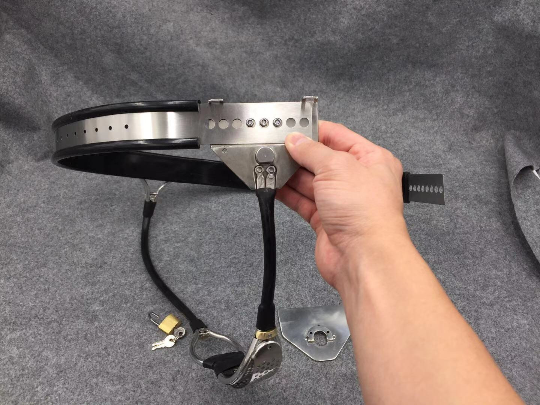 Full Sizes Adjustable Staight Waist Belt Design Female Chastity Belt