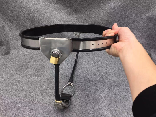 Full Sizes Adjustable Staight Waist Belt Design Female Chastity Belt