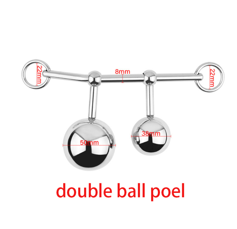 Anal Hook Removable Round Ball Single Double Ball Pole Anal Plug