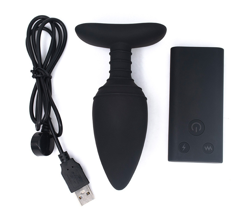 Anal Plug Vibrating Toys Wireless Remote Control Stun Baton