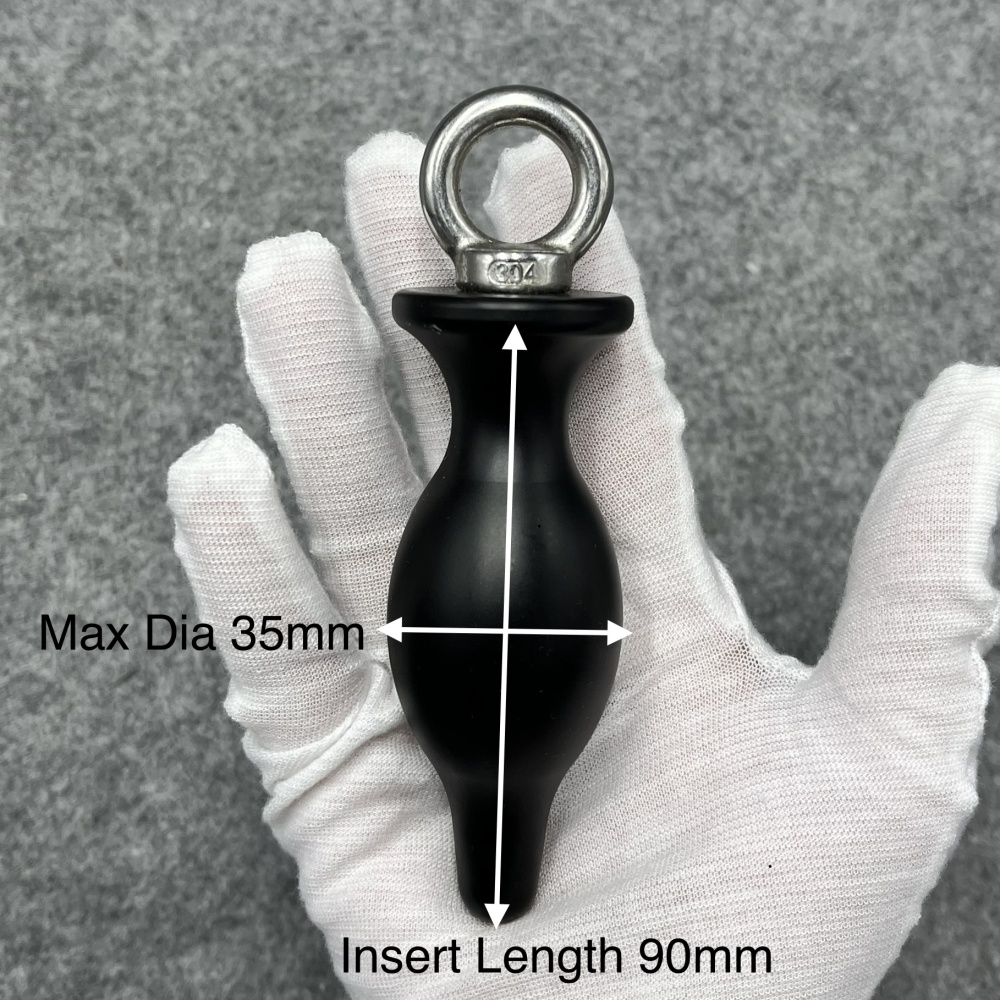 Aluminum Anal Plug with Pulling Ring