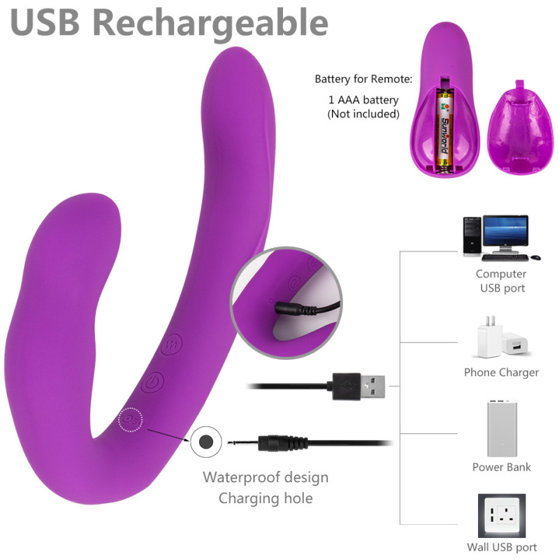 Vibrating Toys For Women Remote Control Bendable Angle