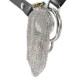 Stainless Steel Chastity Cage Mesh Lock Cock Cage 5 Lengths