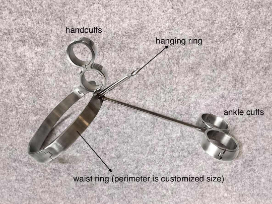 Customizable Large Bondage Gear Device Customized Stainless Steel Hanging Restraints Kit
