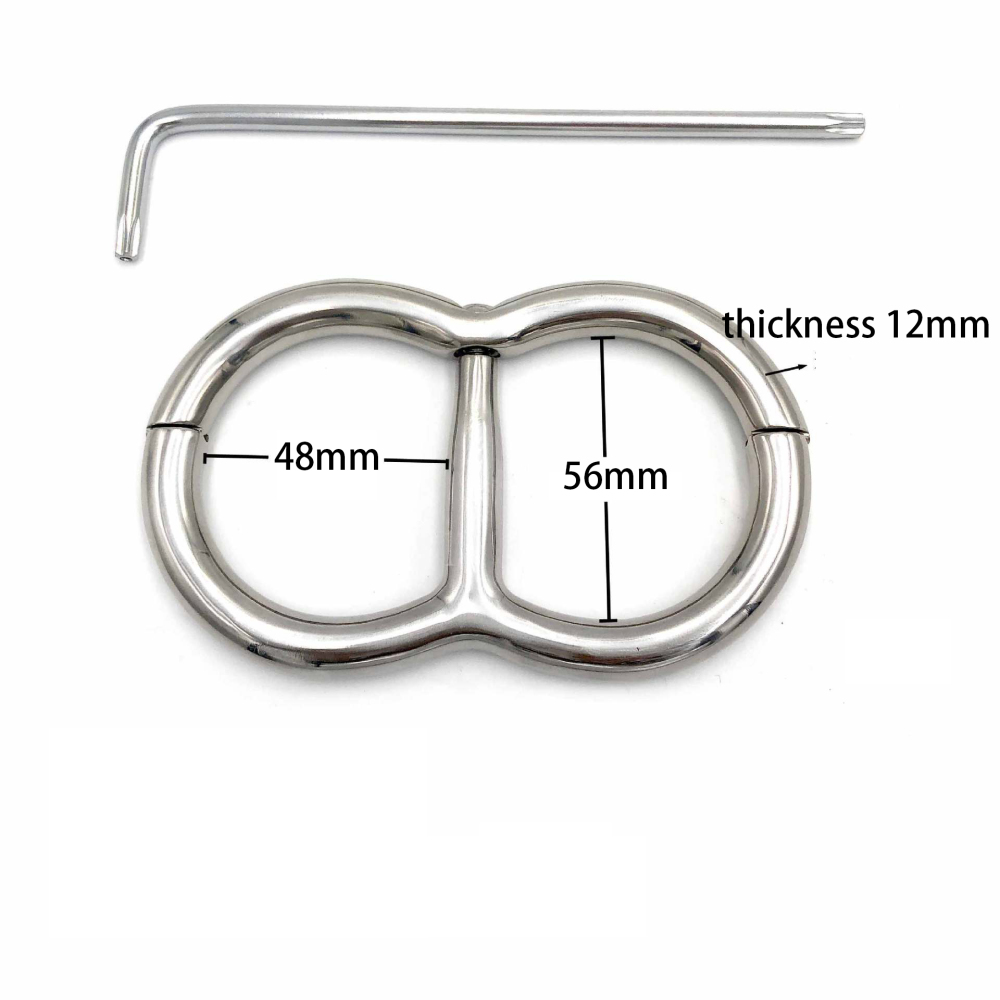 Stainless Steel Gourd QQ Handcuffs