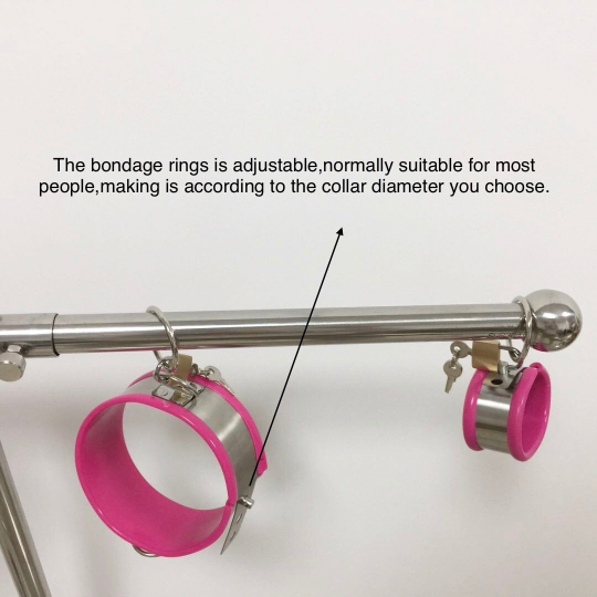 Large Tunning Bracket for Extreme Bondage Restraints Forced Kneeling and Dildo Insertion Device