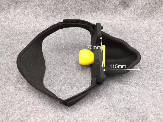Silicone Urinal Piss Gag with 4 Drink Bite Plug Mouth Gag Bondage
